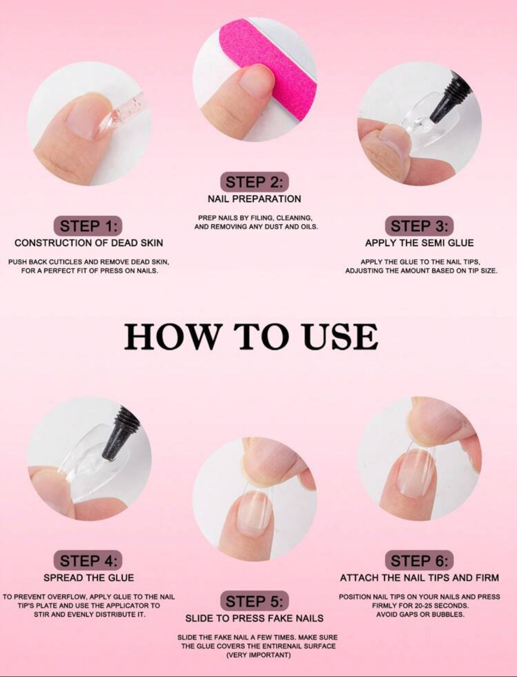 Gelly Press On Nail Glue & Remover Kit