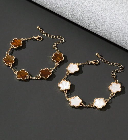 2 pcs Clover Bracelets