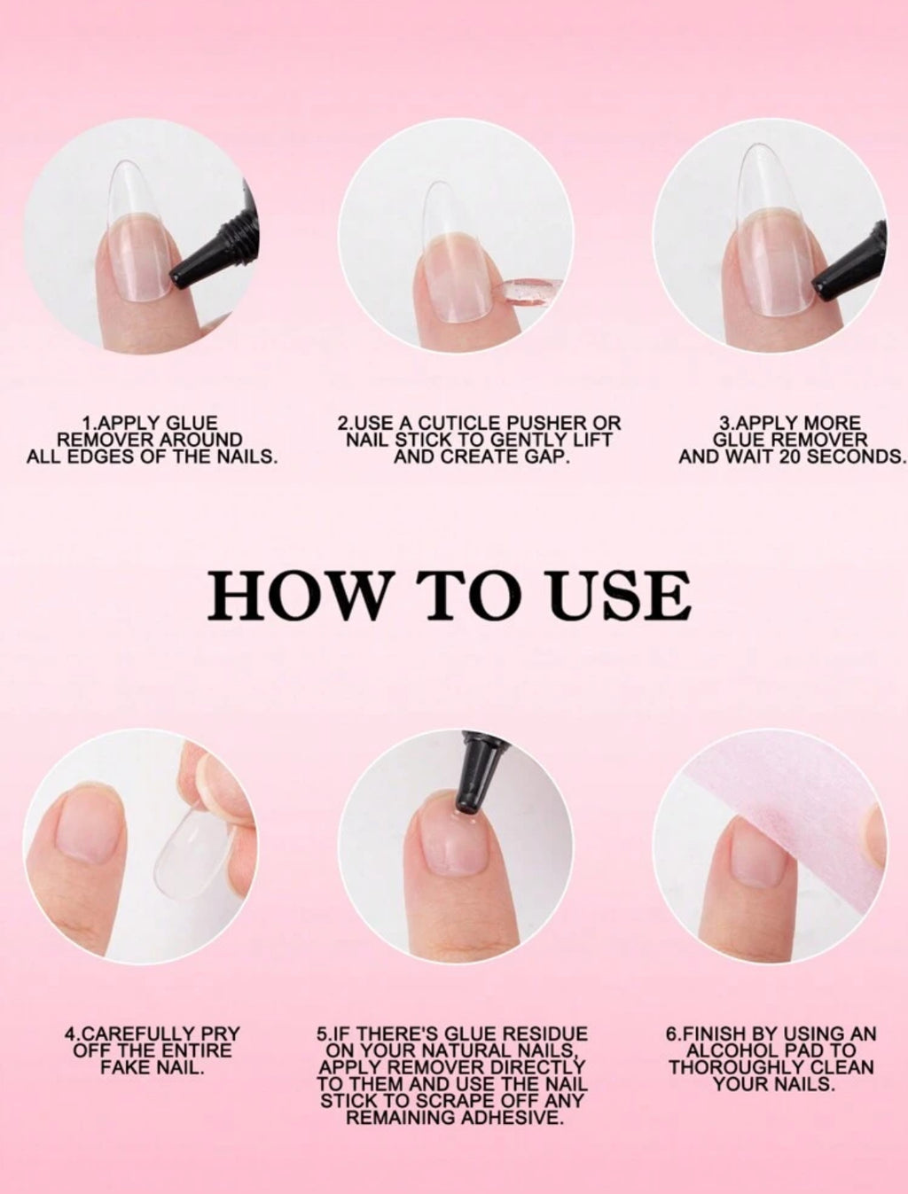 Gelly Press On Nail Glue & Remover Kit