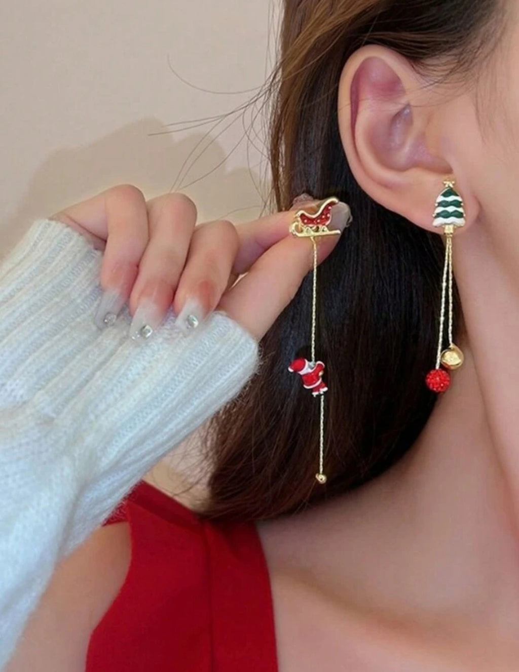 Here Comes Santa Clause Earrings