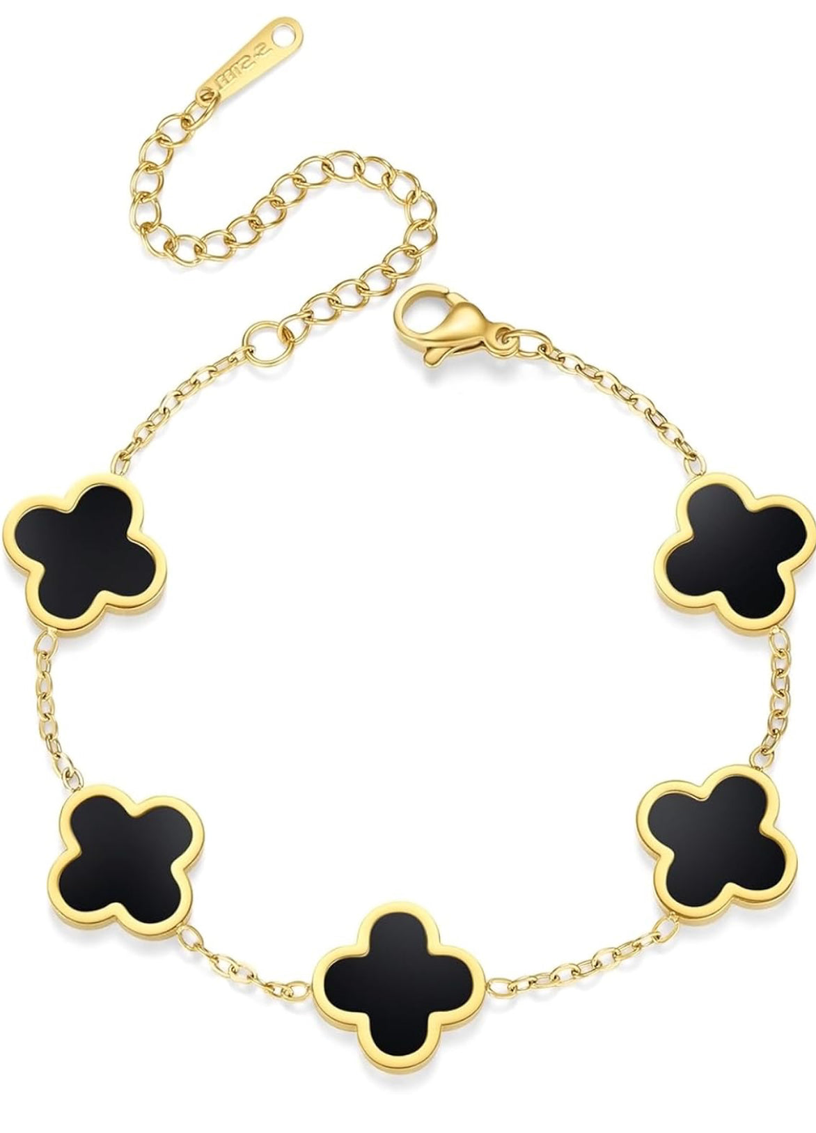 Gold Plated Clover Bracelet