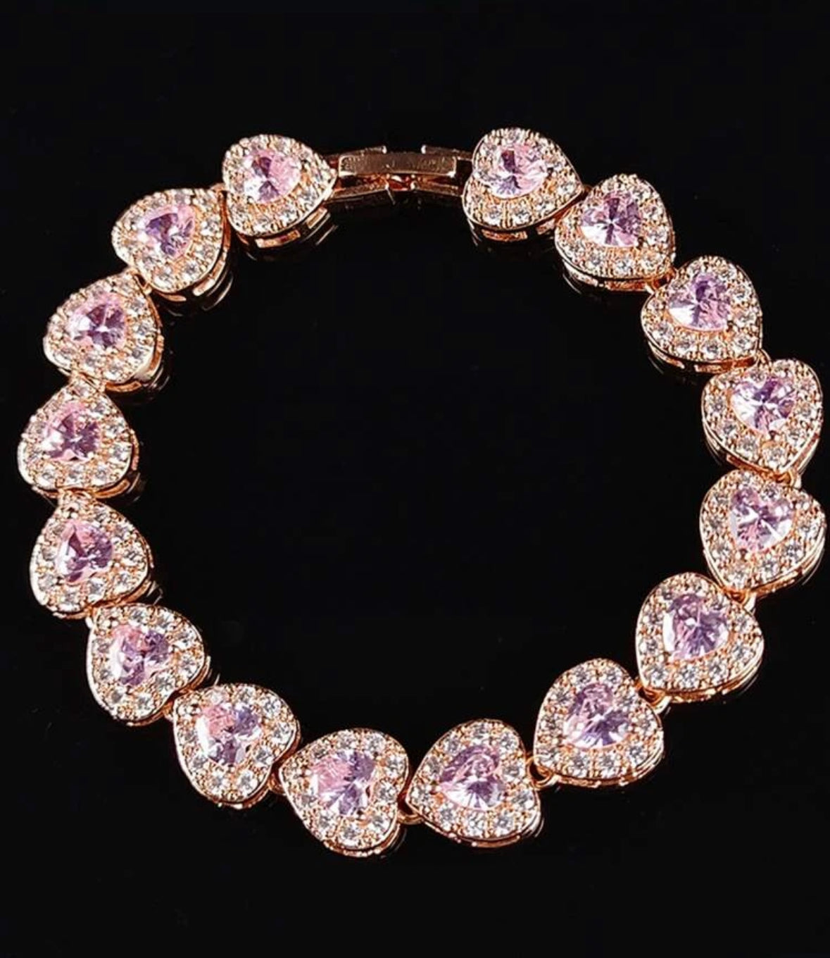Rose Gold Heart Bracelet