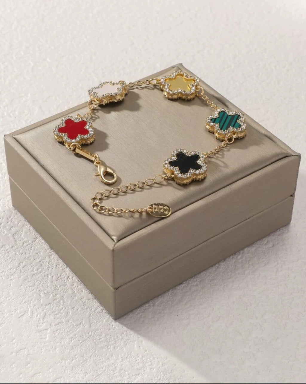 Multi Color Flower Bracelet